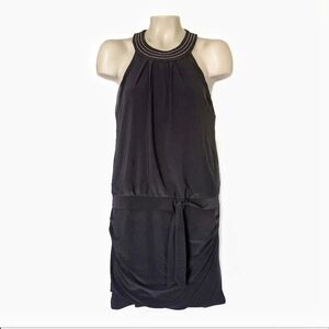 WHITE House Black Market Unique Dropped Waist Cocktail Dress Going Out Hipster M